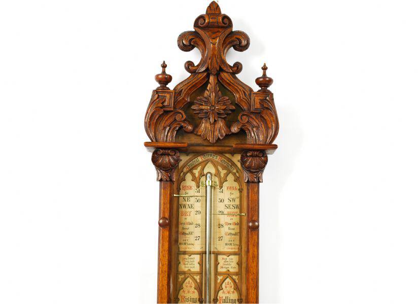 Strumenti di misura antichi/176A-Barometro Fitzroy