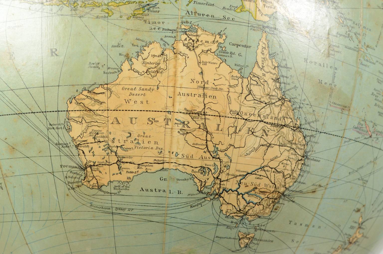 Globi-mappamondi antichi/1795-Globo Columbus 1920