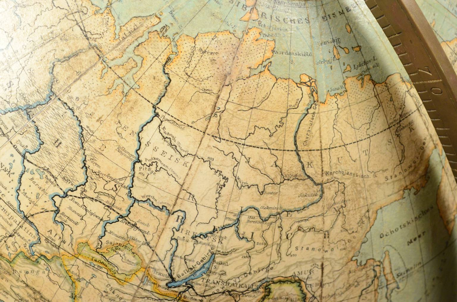 Globi-mappamondi antichi/1795-Globo Columbus 1920