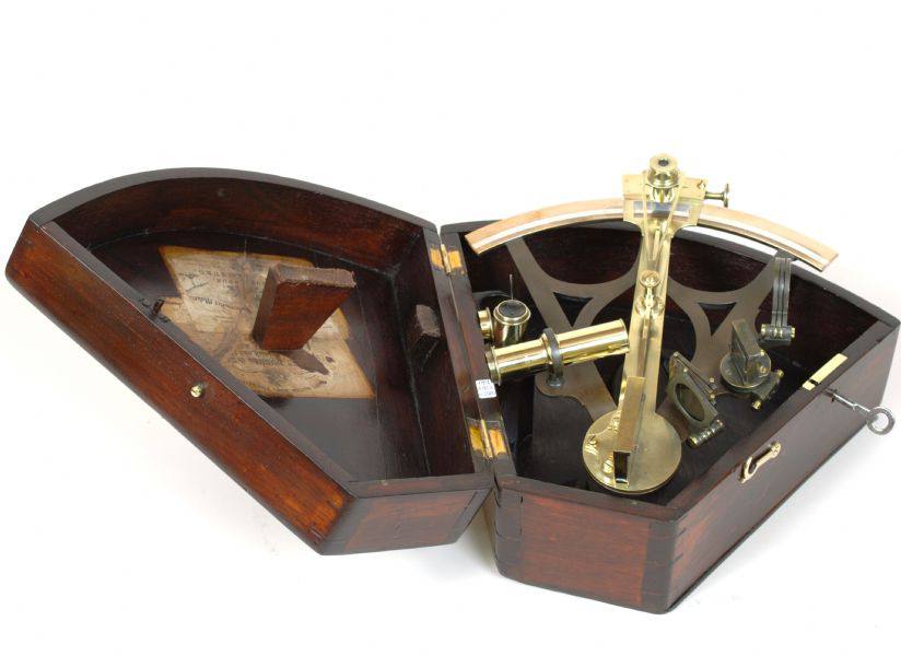 Antiquariato nautico/1917-Sestante antico 1820