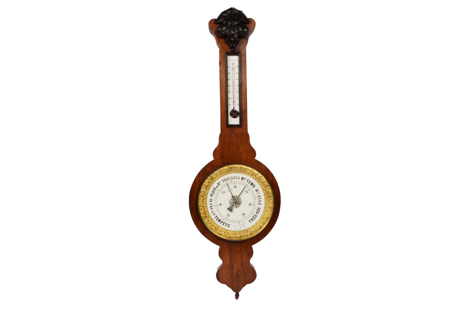 Antique barometers/509A-Chevallier barometer