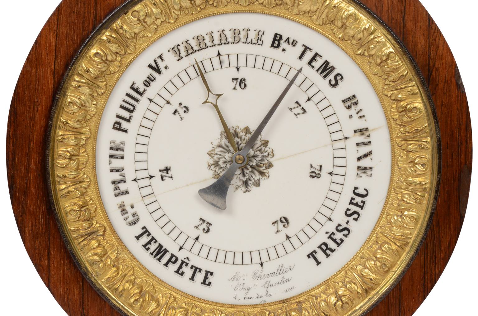 Antique barometers/509A-Chevallier barometer