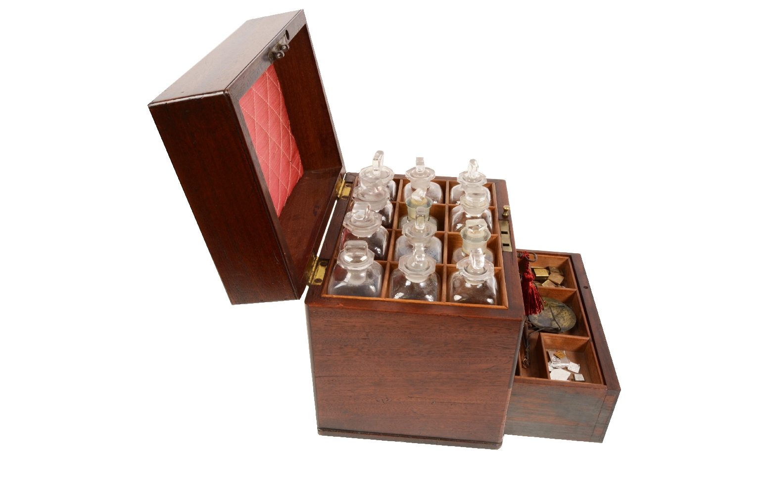 Old medical instruments/1X-Apothecary Cabinet