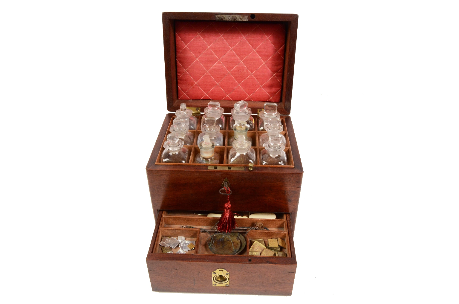 Old medical instruments/1X-Apothecary Cabinet