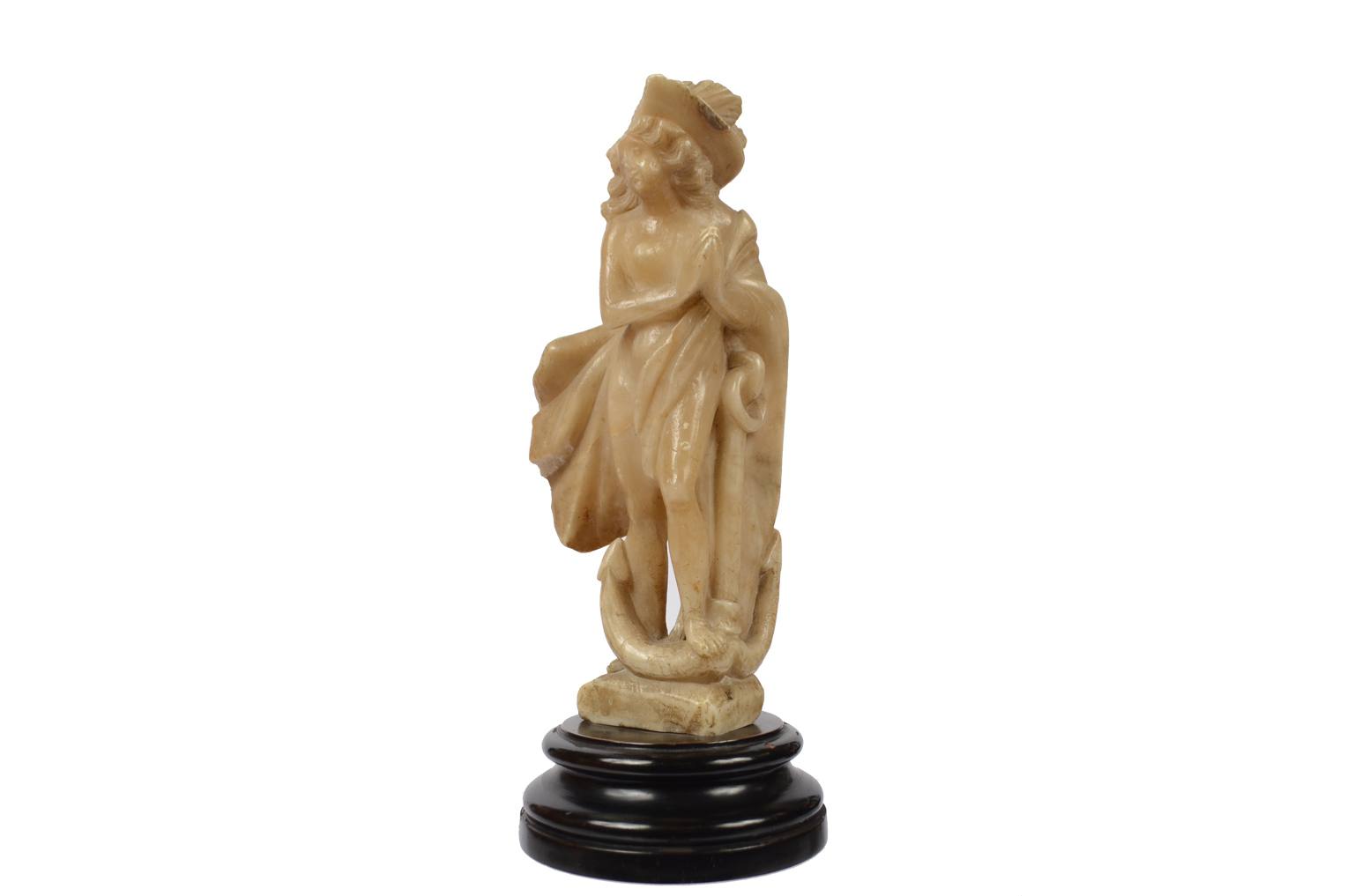 Nautical antiques/2473-Alabaster sculpture