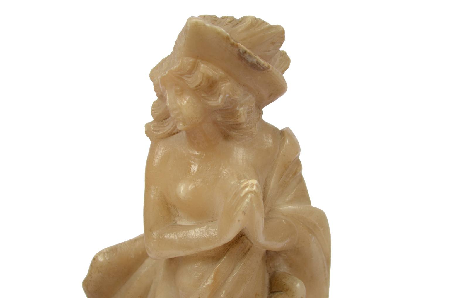 Nautical antiques/2473-Alabaster sculpture