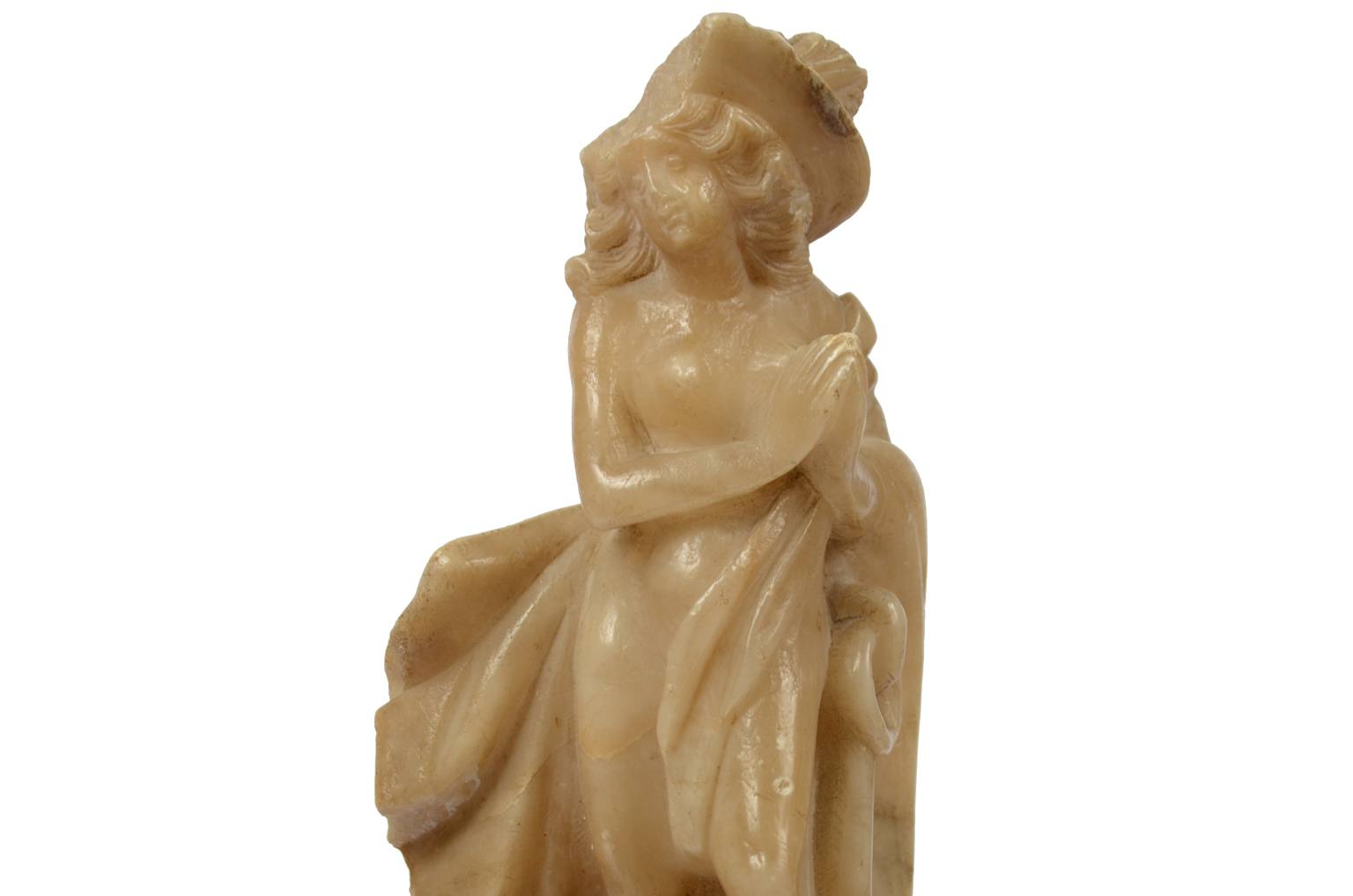 Nautical antiques/2473-Alabaster sculpture