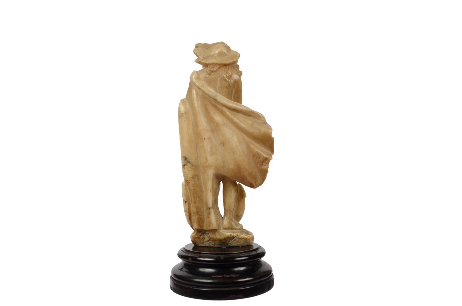 Nautical antiques/2473-Alabaster sculpture