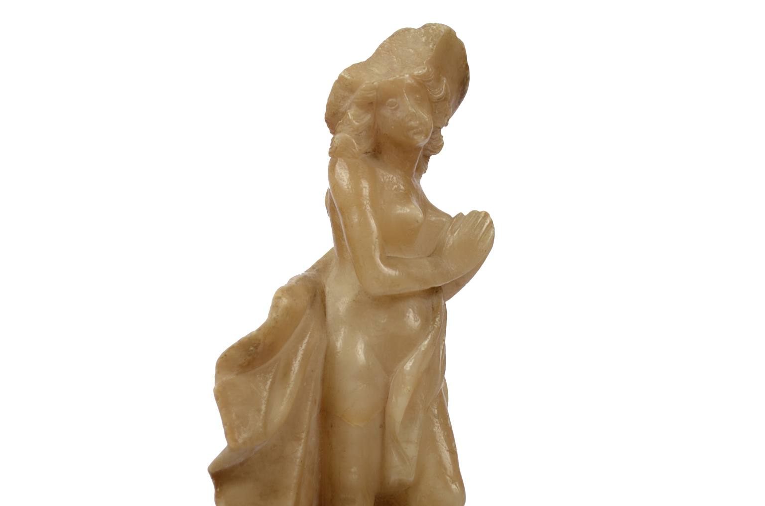 Nautical antiques/2473-Alabaster sculpture