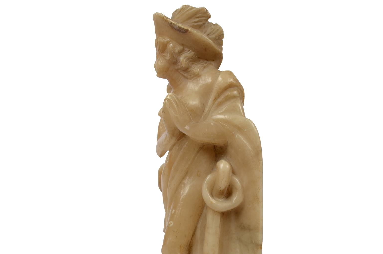 Nautical antiques/2473-Alabaster sculpture
