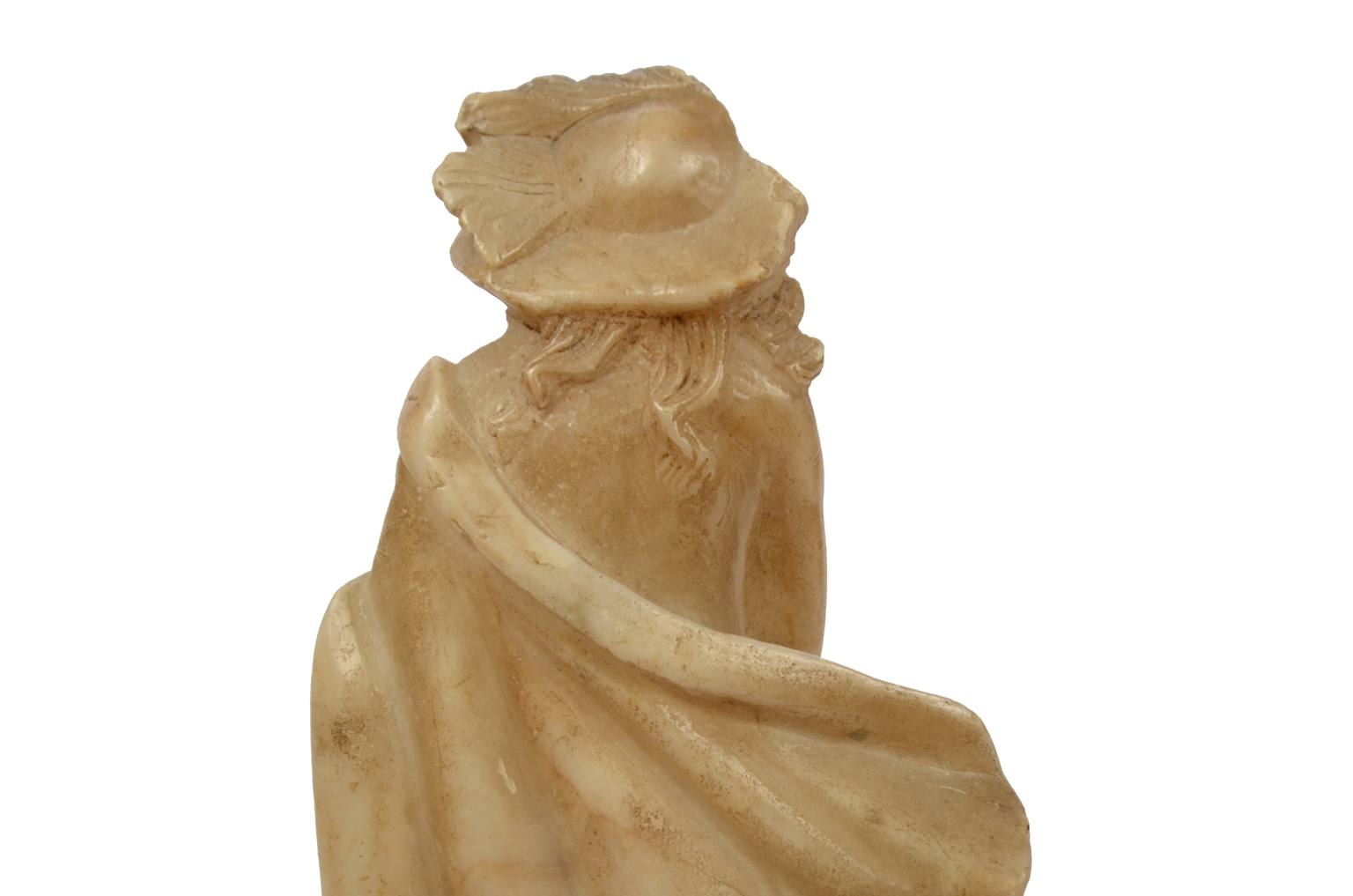 Nautical antiques/2473-Alabaster sculpture