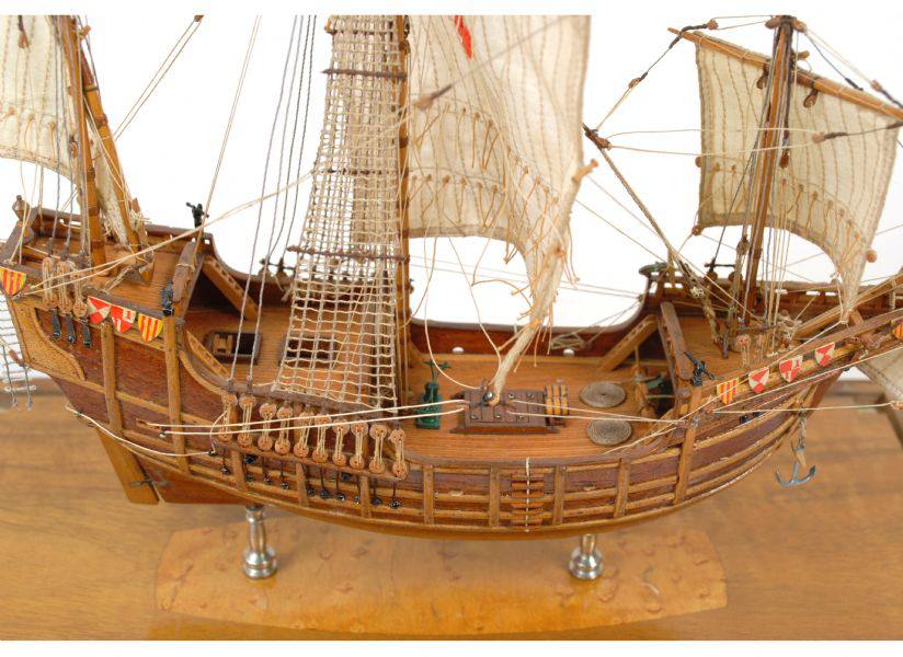 Antiquariato nautico/2488-Modellino antico caracca