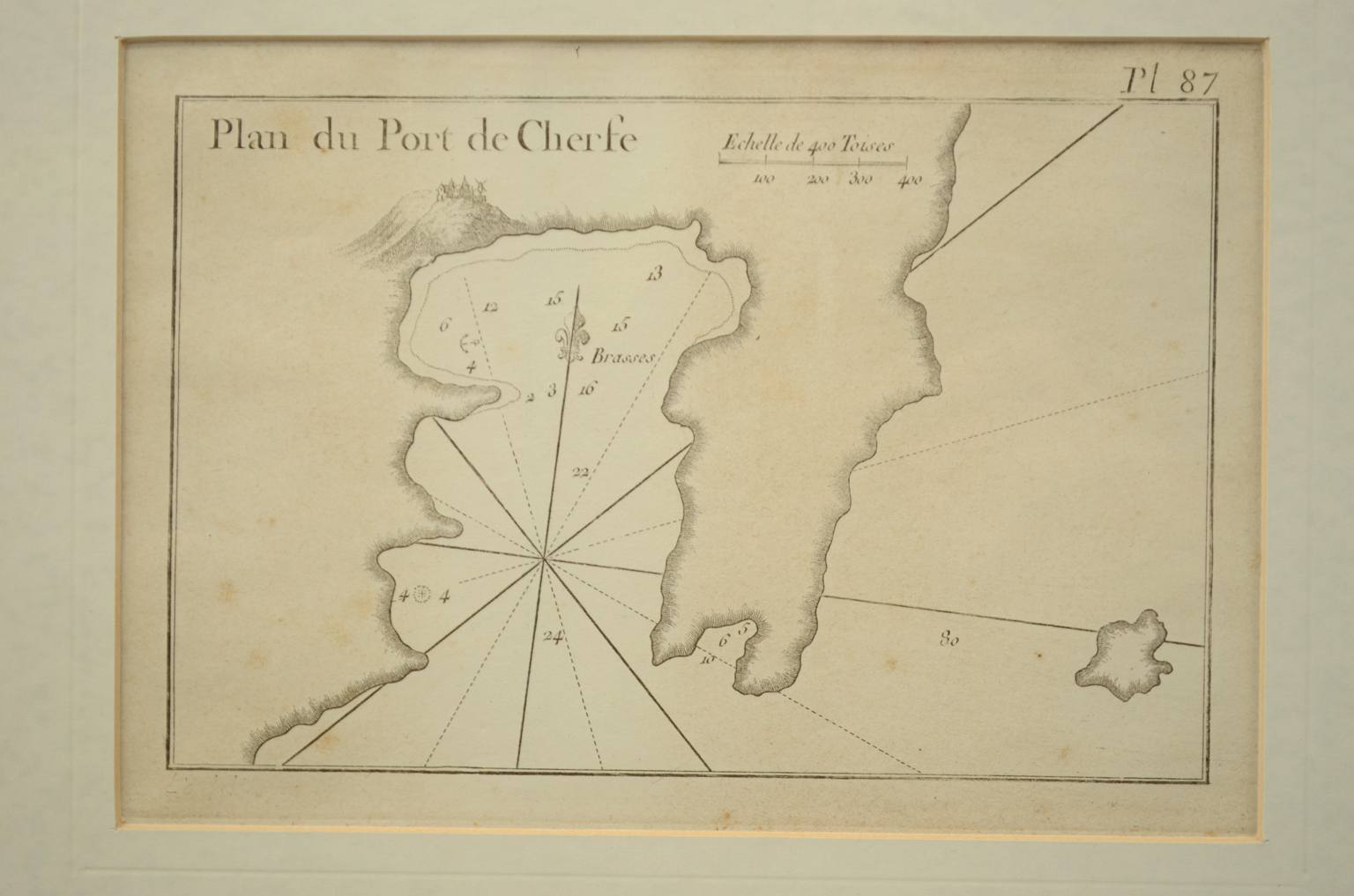 Antiquariato nautico/2507-Plan du Port de Cherfe
