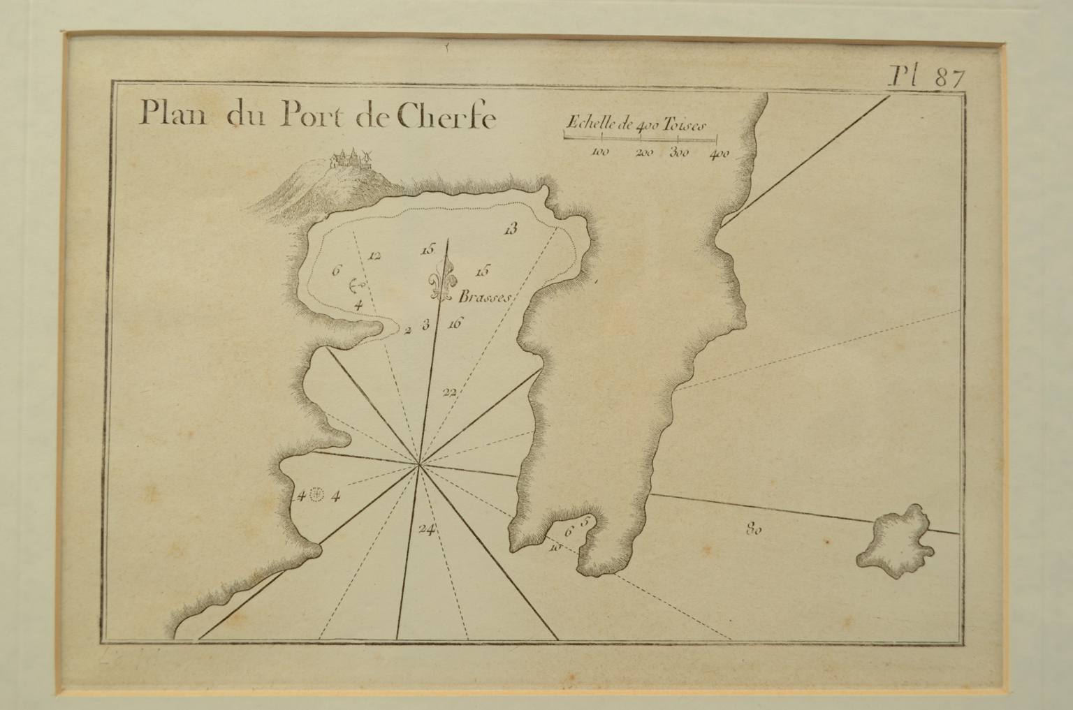 Antiquariato nautico/2507-Plan du Port de Cherfe