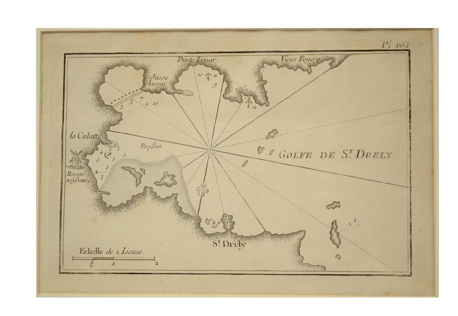 Antiquariato nautico/2515-Portolano Golfe St Drely