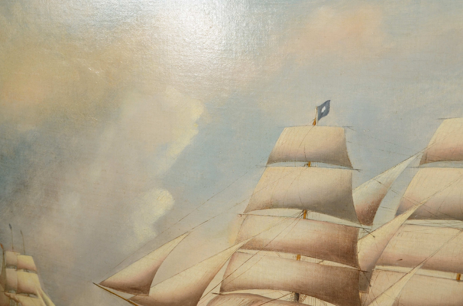 Antiquariato nautico/25220-Olio su Tela