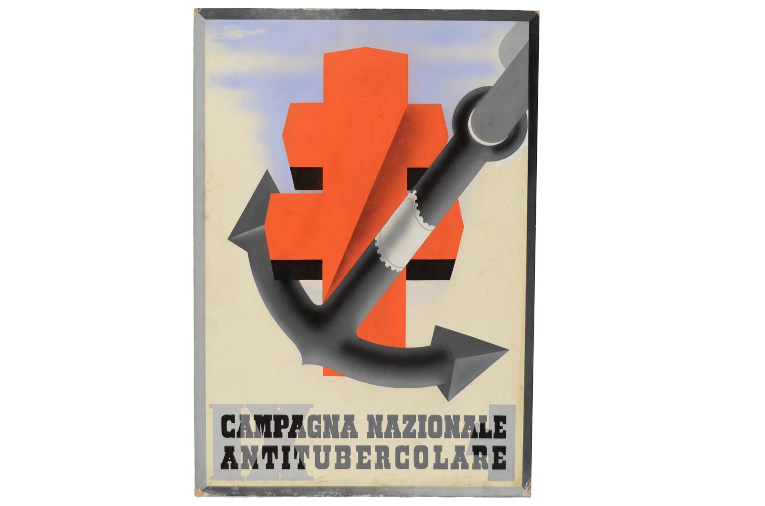 Strumenti medici d'epoca/2567-Bozzetto futurista