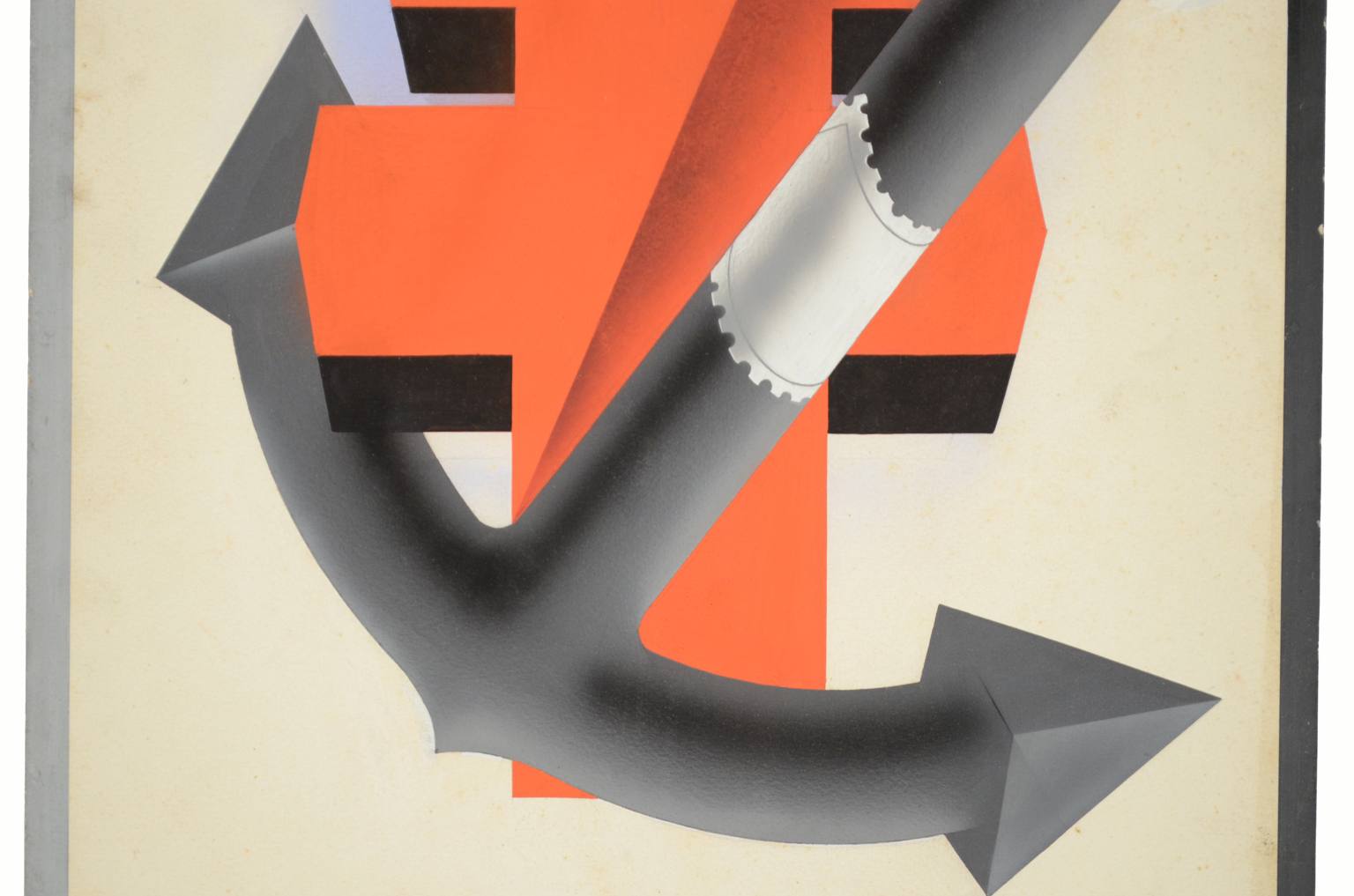 Strumenti medici d'epoca/2567-Bozzetto futurista