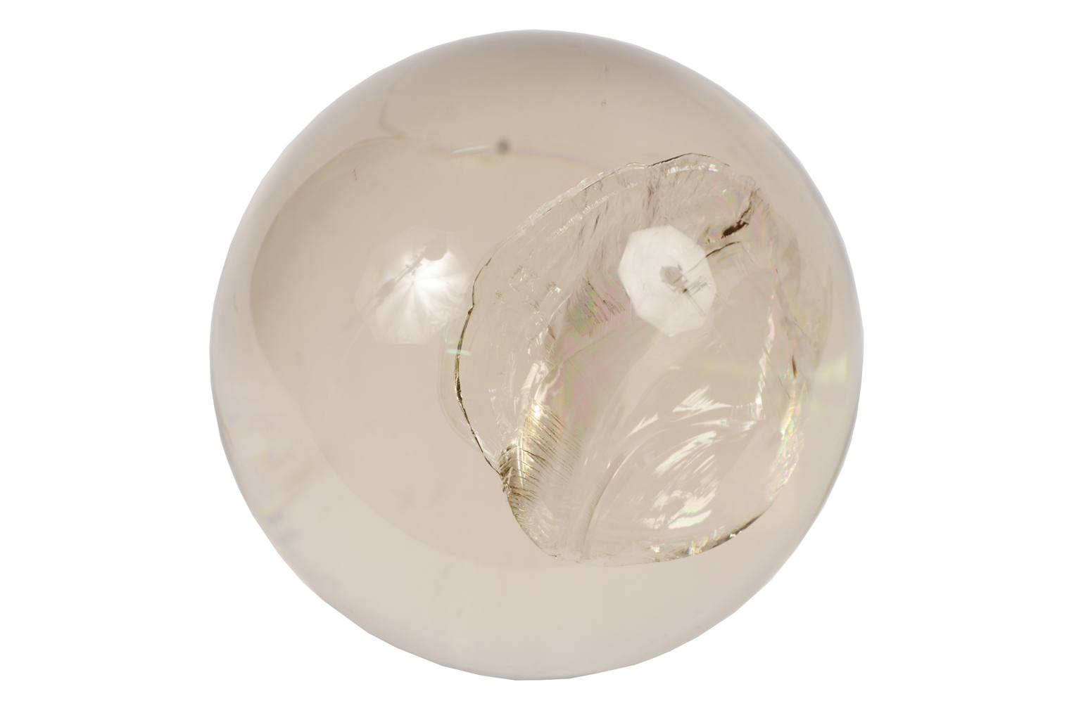 Natural history/266B-Rock crystal sphere