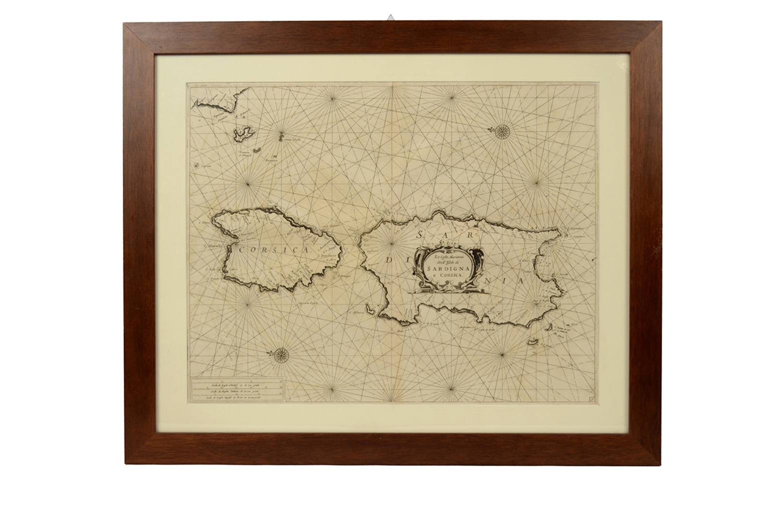 Nautical antiques/3047-Antique nautical map