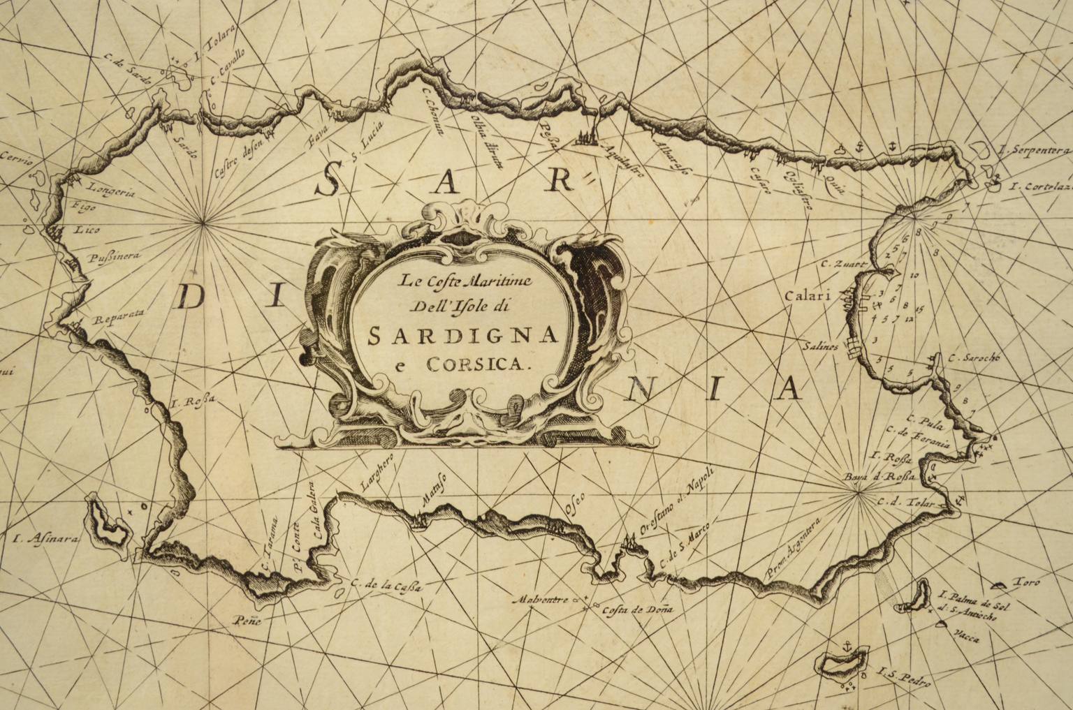 Nautical antiques/3047-Antique nautical map