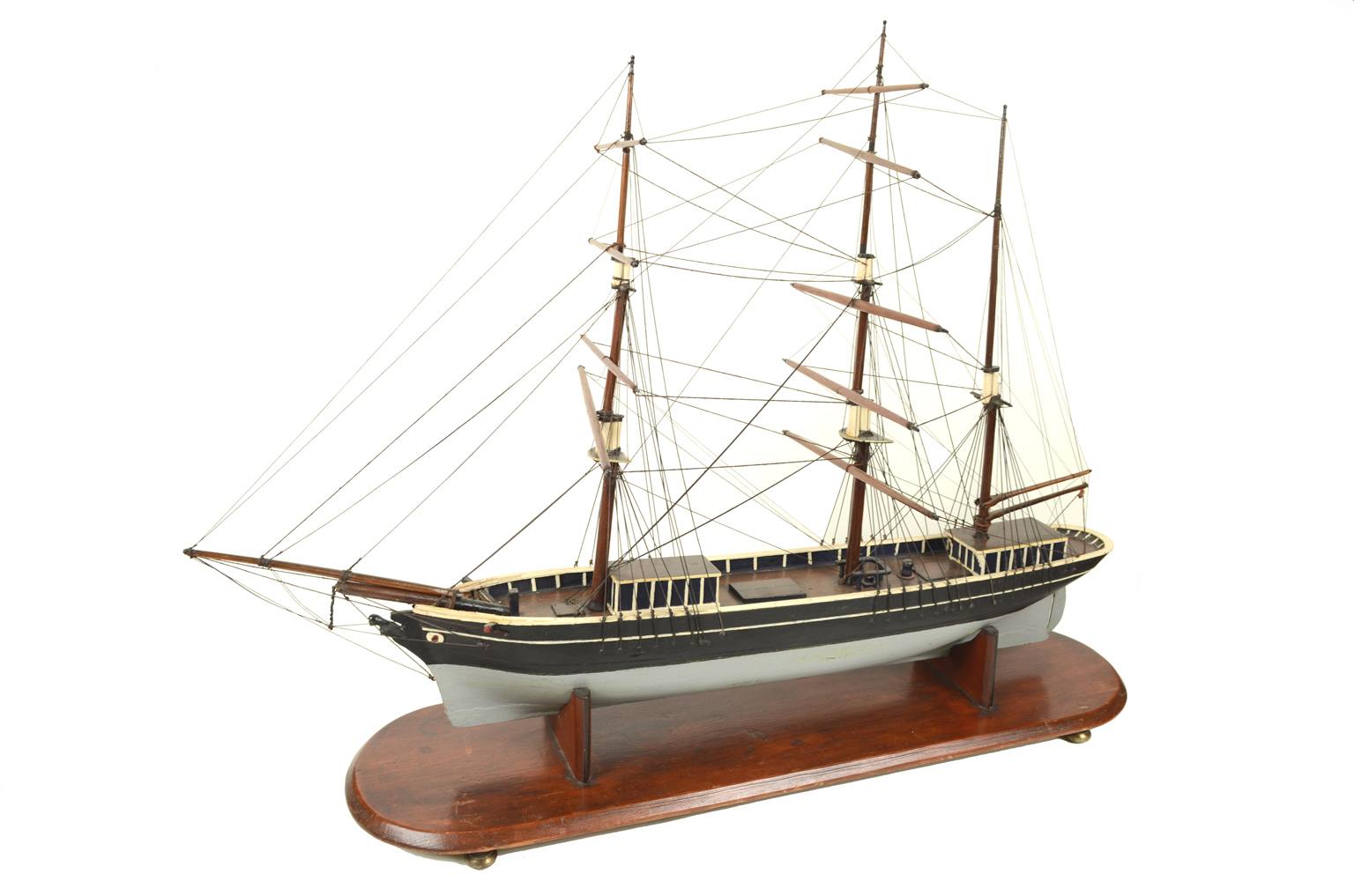 Old ship models/3077A-Brig early 1900