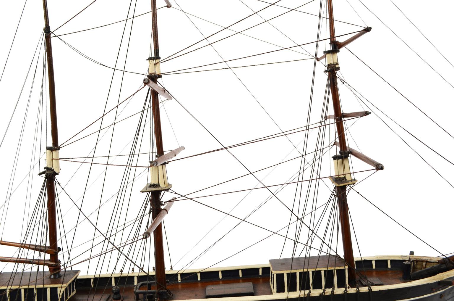 Old ship models/3077A-Brig early 1900