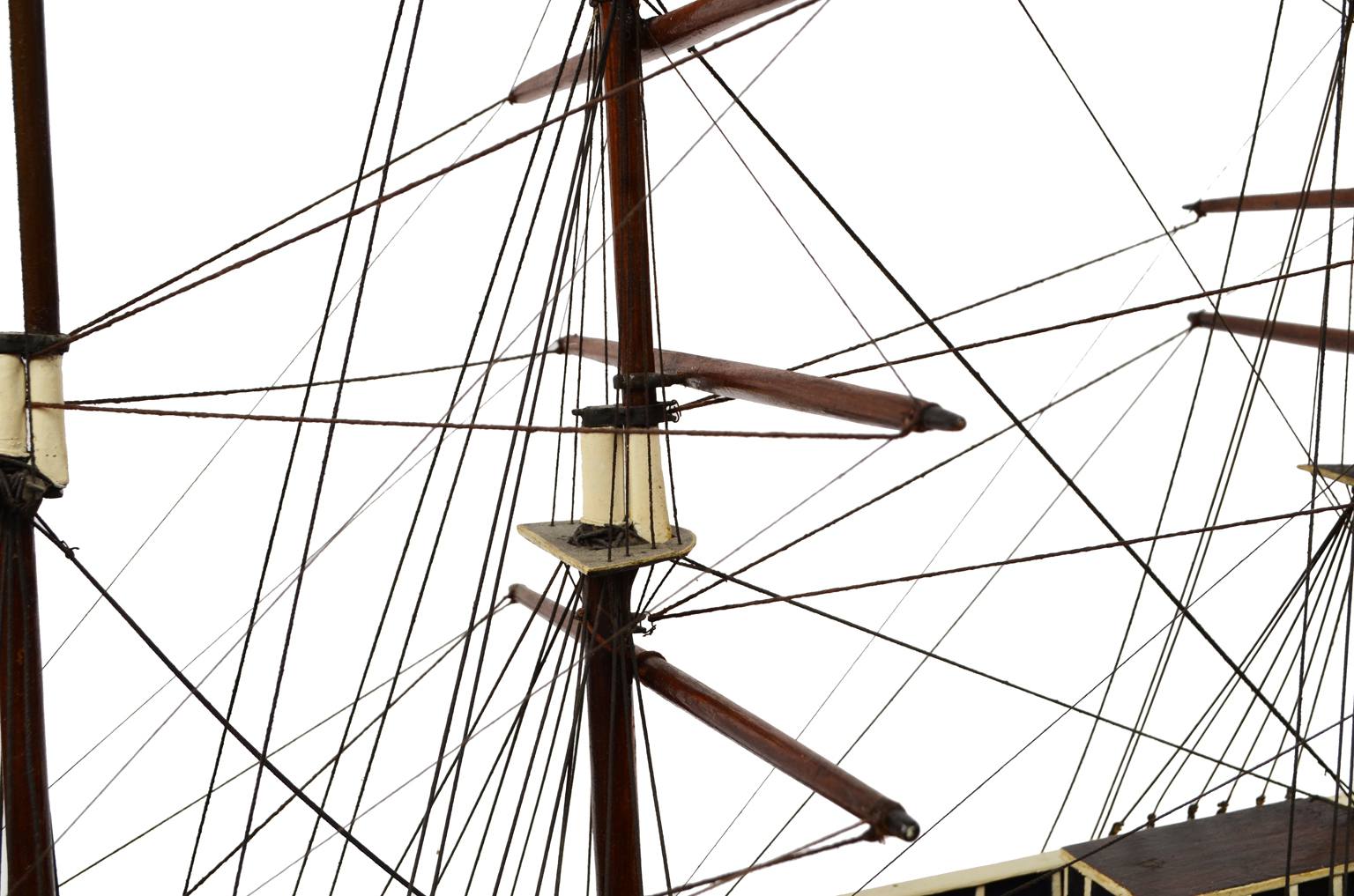 Old ship models/3077A-Brig early 1900