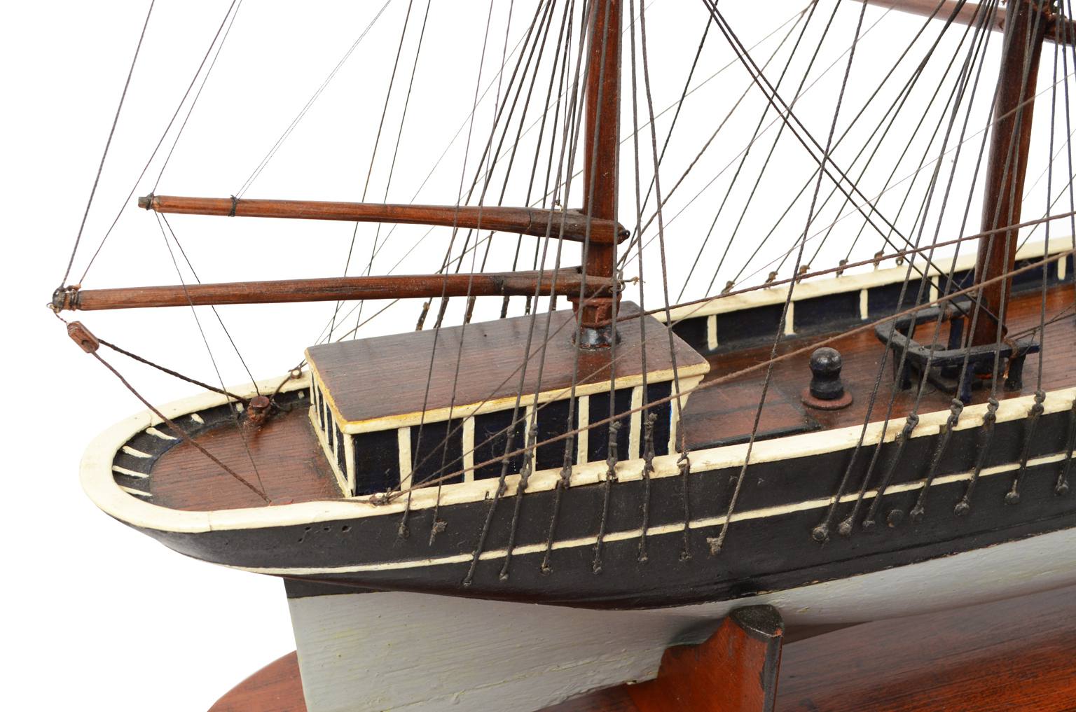 Old ship models/3077A-Brig early 1900