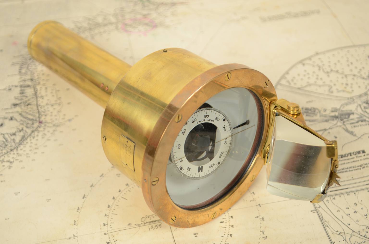 Bussole antiche/3081B-Bussola Vion 1900