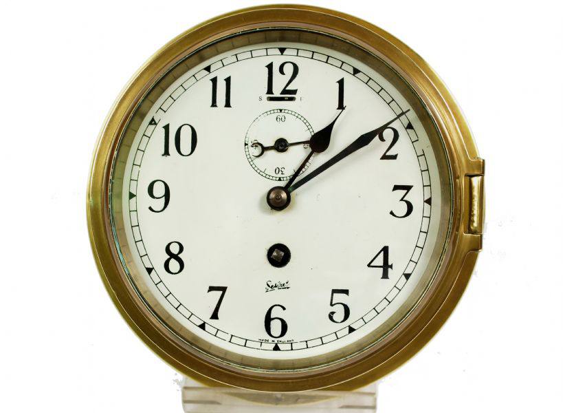 Nautical antiques/3115-Antique ship clock