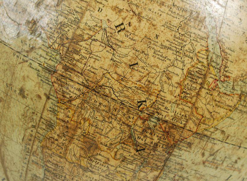 Globi-mappamondi antichi/3350-Globo Heymann d epoca