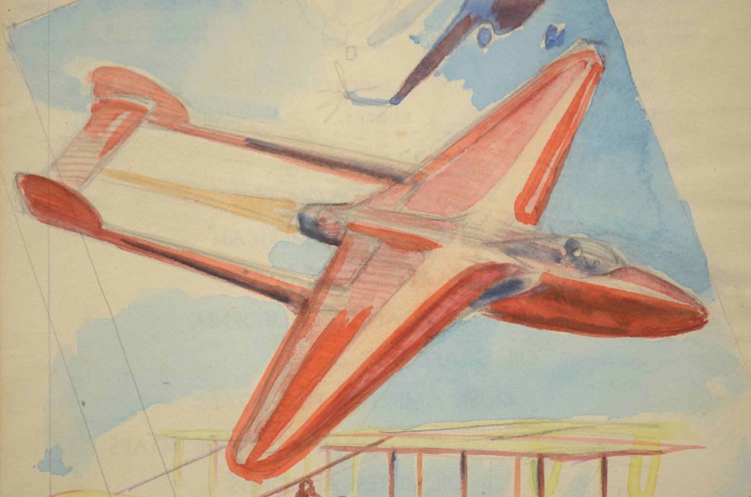 Aerei d’epoca/3585-Bozzetto n1