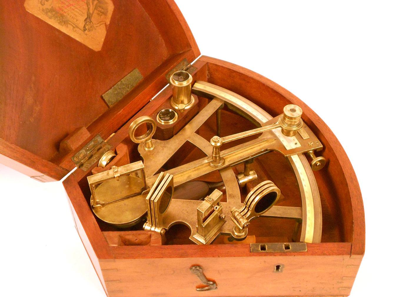 Antiquariato nautico/3850-Sestante Hughes London