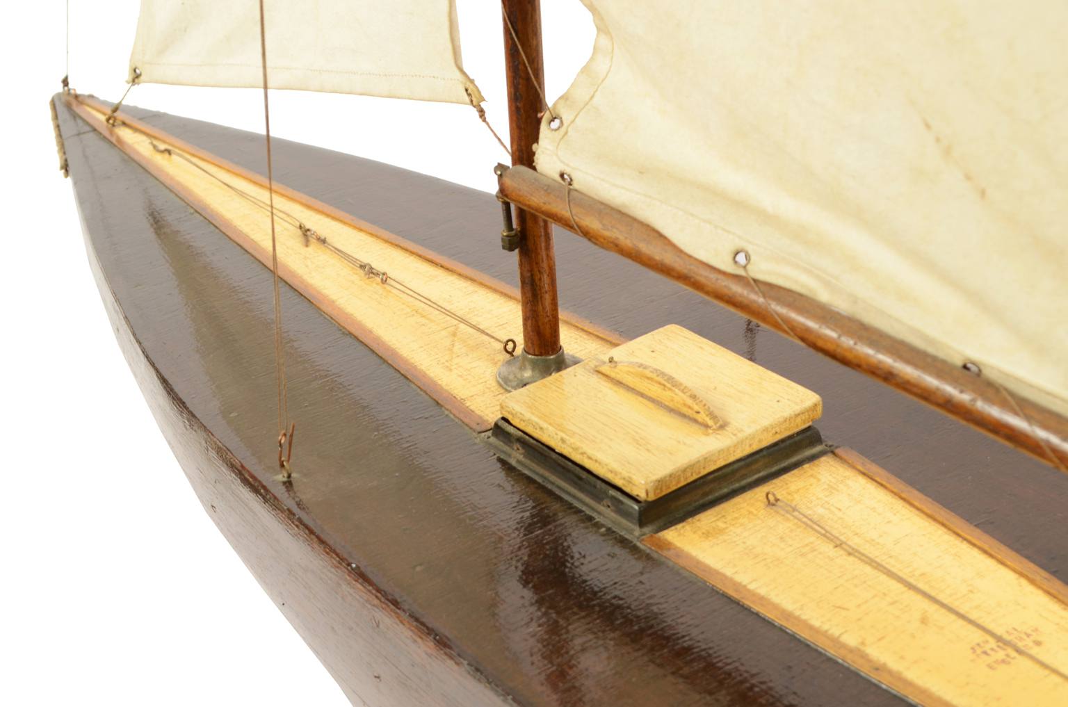 Old ship models/39-Antique sloop 1930s