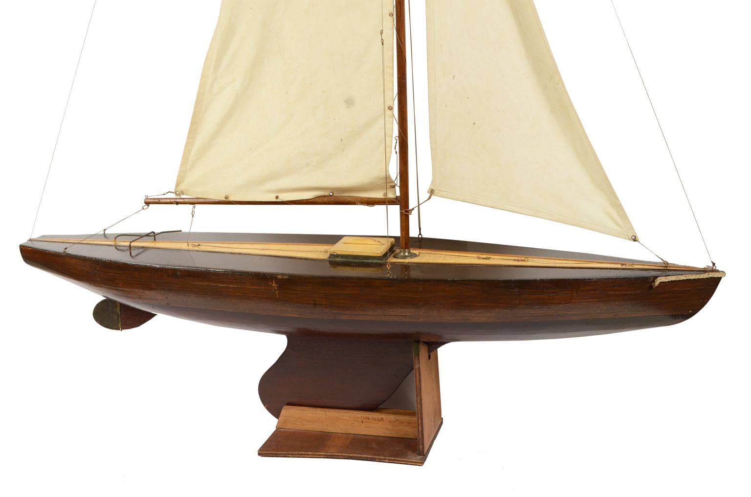 Old ship models/39-Antique sloop 1930s