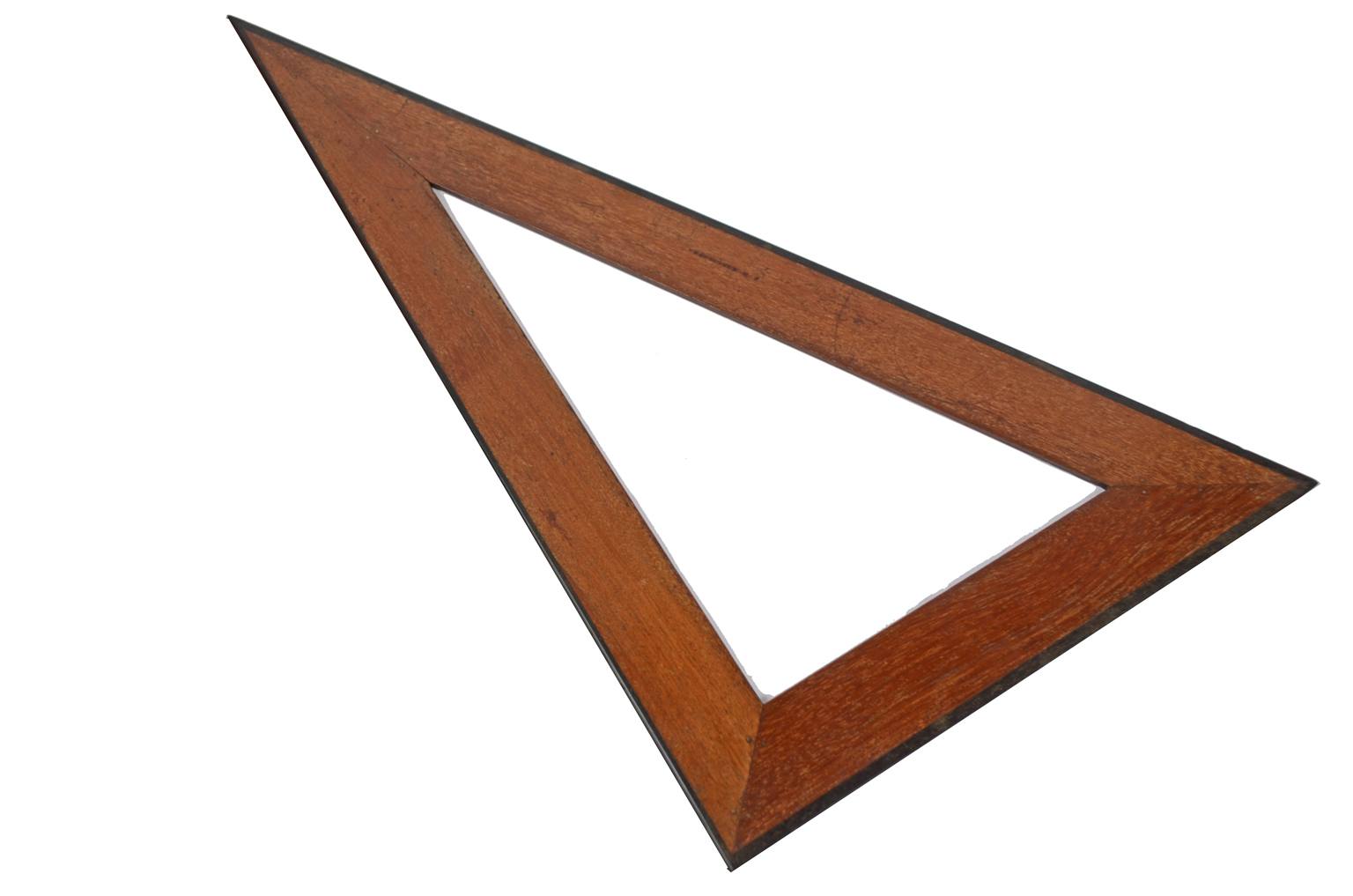 Strumenti di misura antichi/4008-Squadra mogano