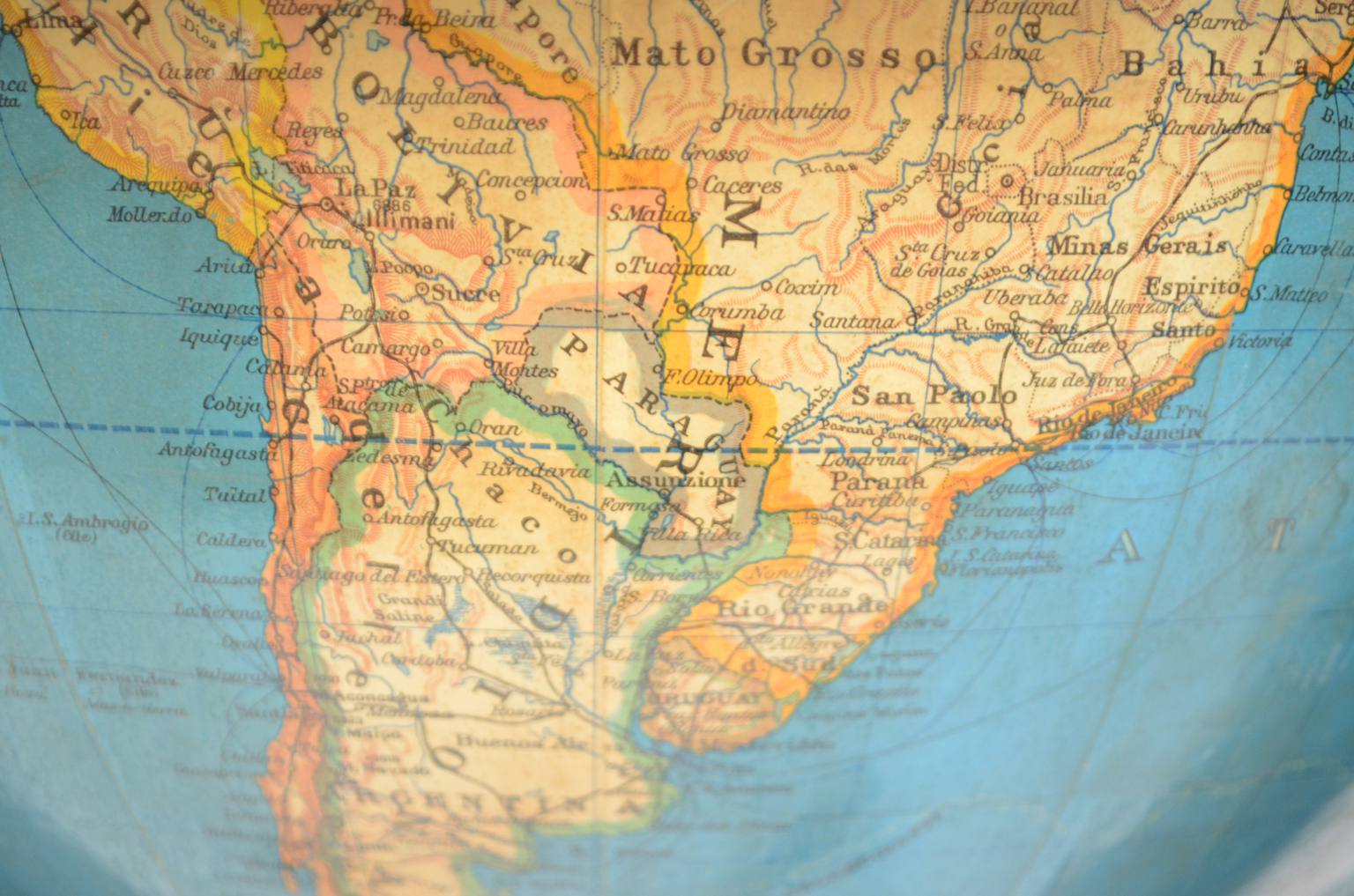 Globi-mappamondi antichi/4137-Globo Vallardi