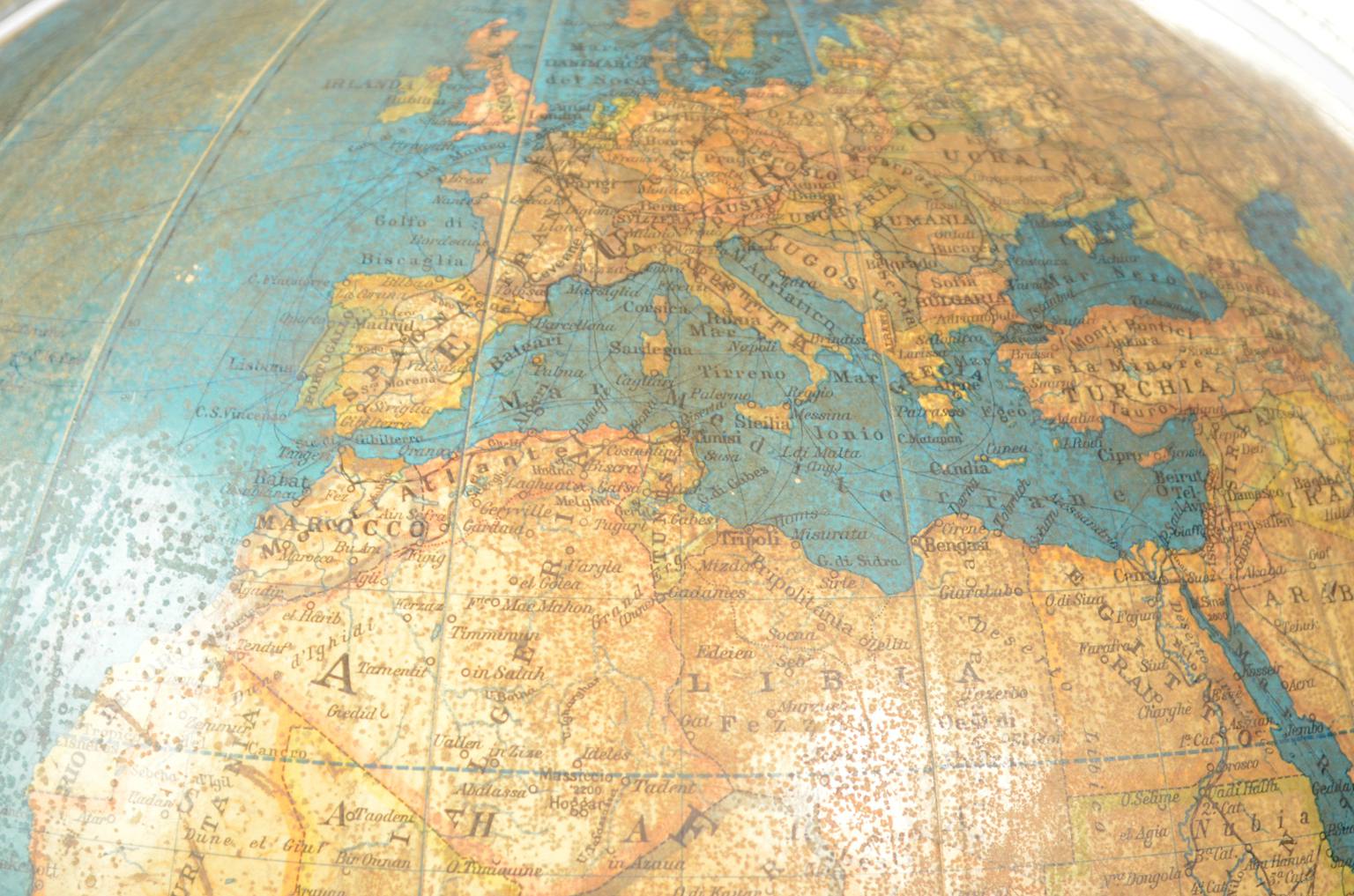 Globi-mappamondi antichi/4137-Globo Vallardi