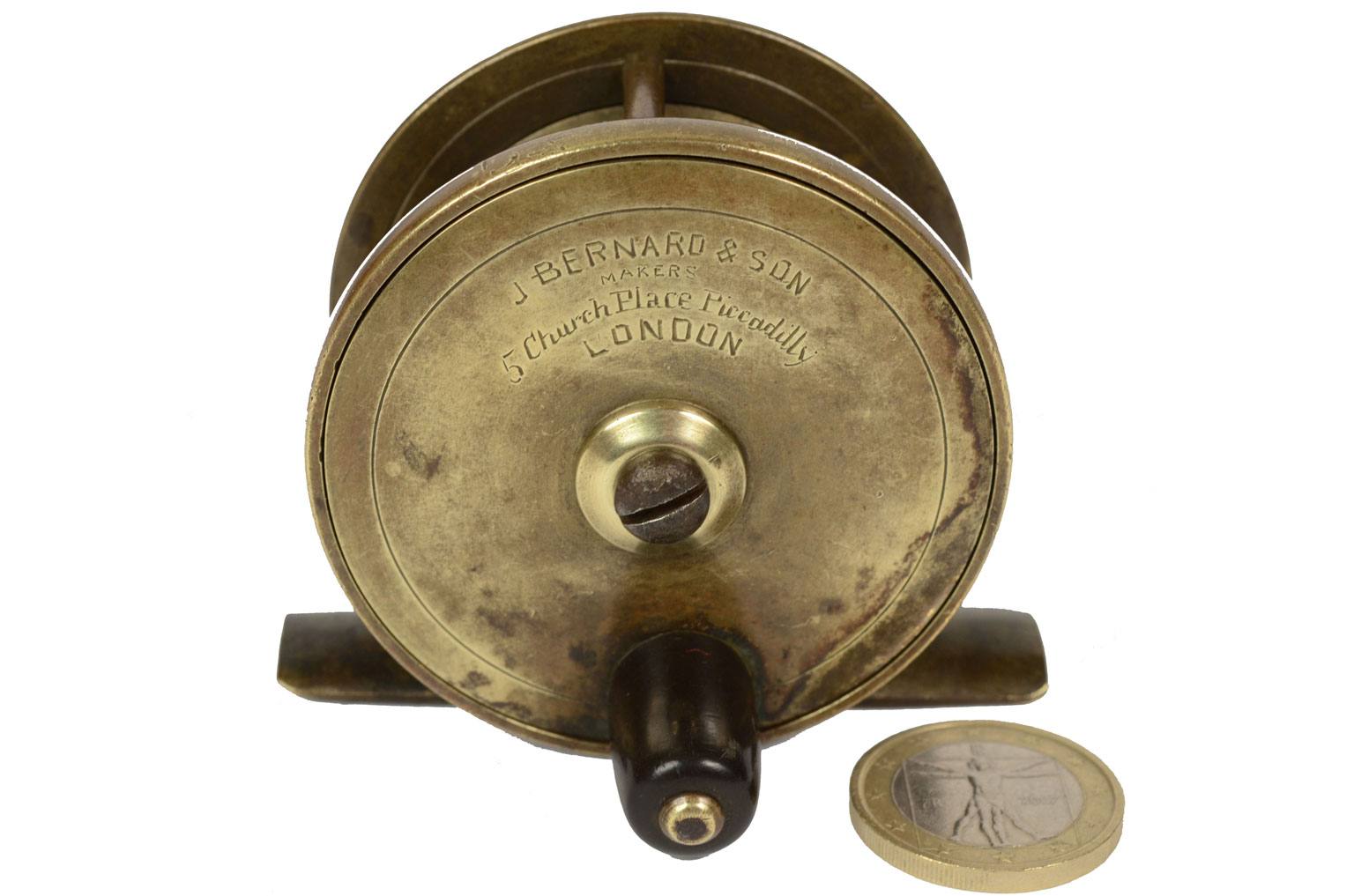 Nautical antiques/4225-Brass fishing reel