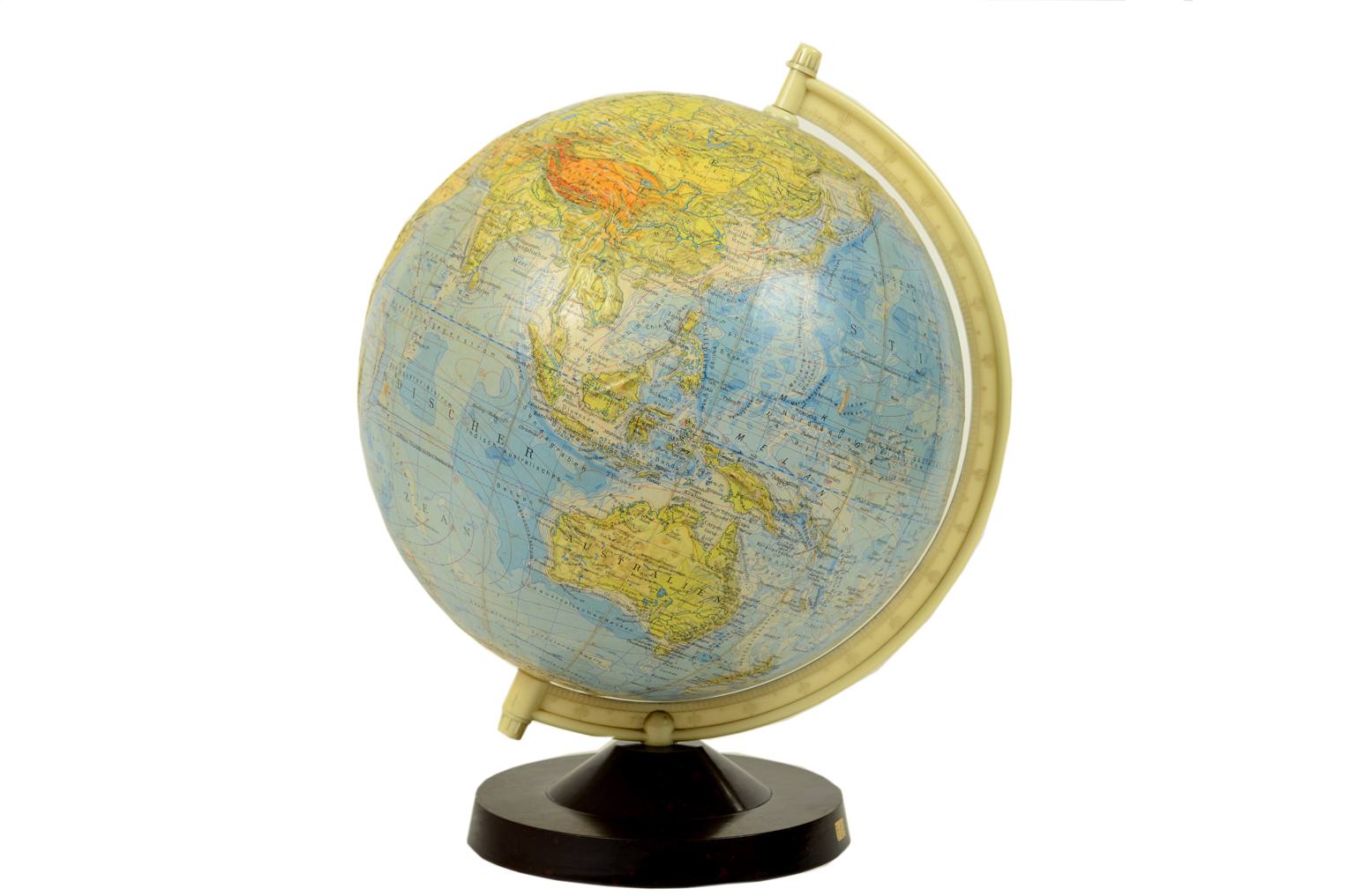 Antique globes-world maps/4548-Rath physical globe