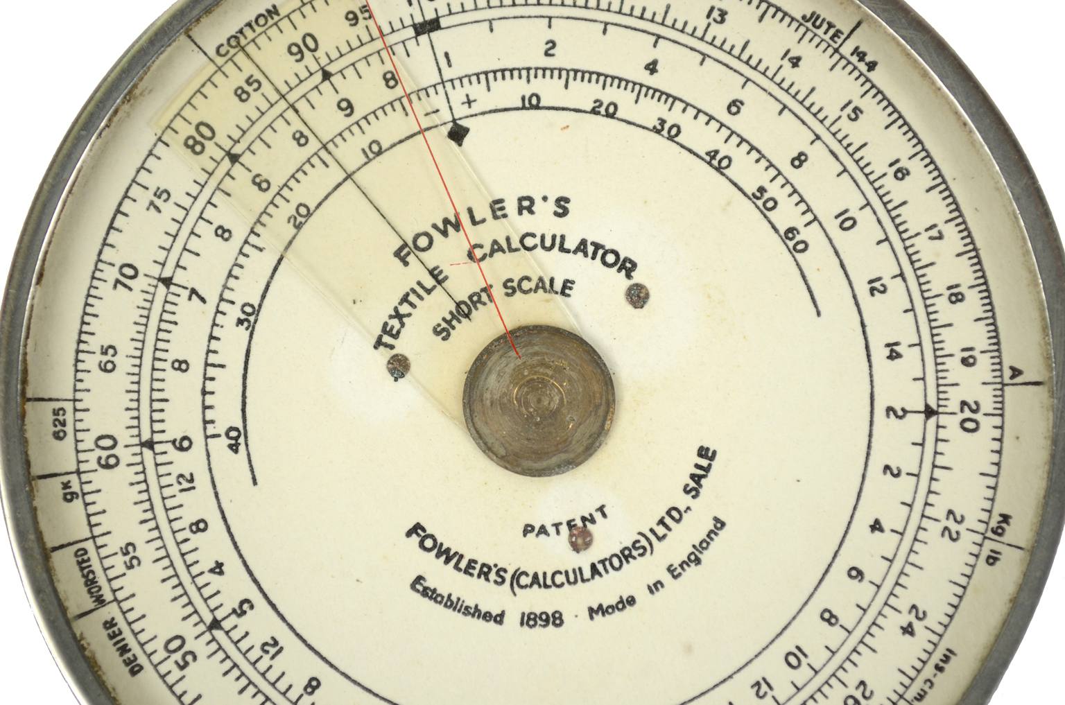 Antique measuring instruments/4632-Fowler s Textile Calculator