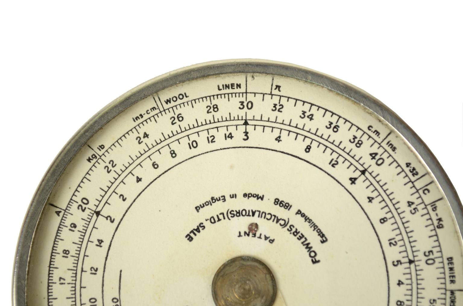 Antique measuring instruments/4632-Fowler s Textile Calculator