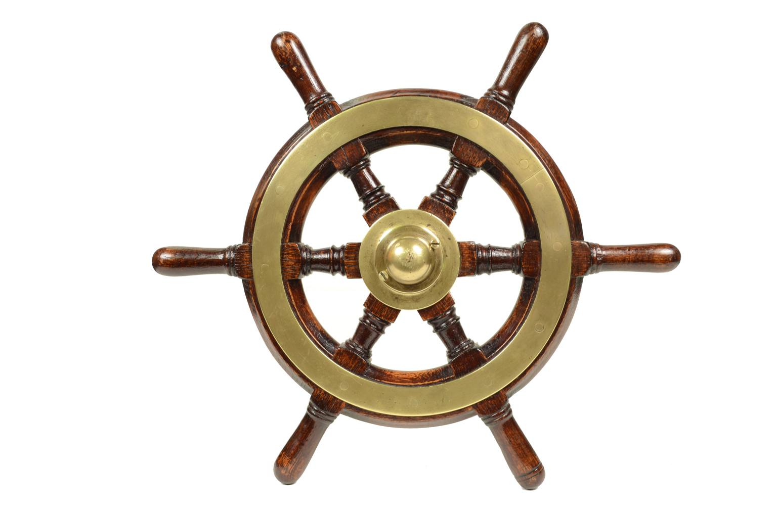 Antiquariato nautico/4773-Antico timone