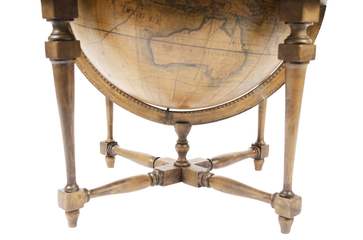 Antique globes-world maps/477A-Antique globe Cassini