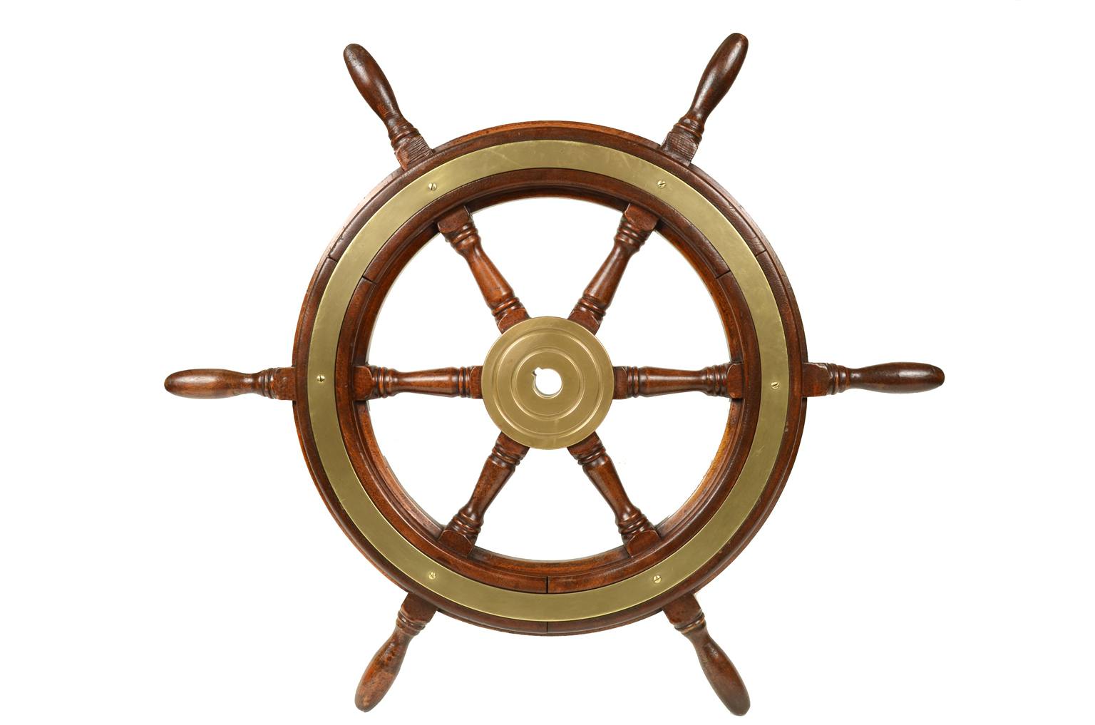 Antiquariato nautico/4858-Antico timone