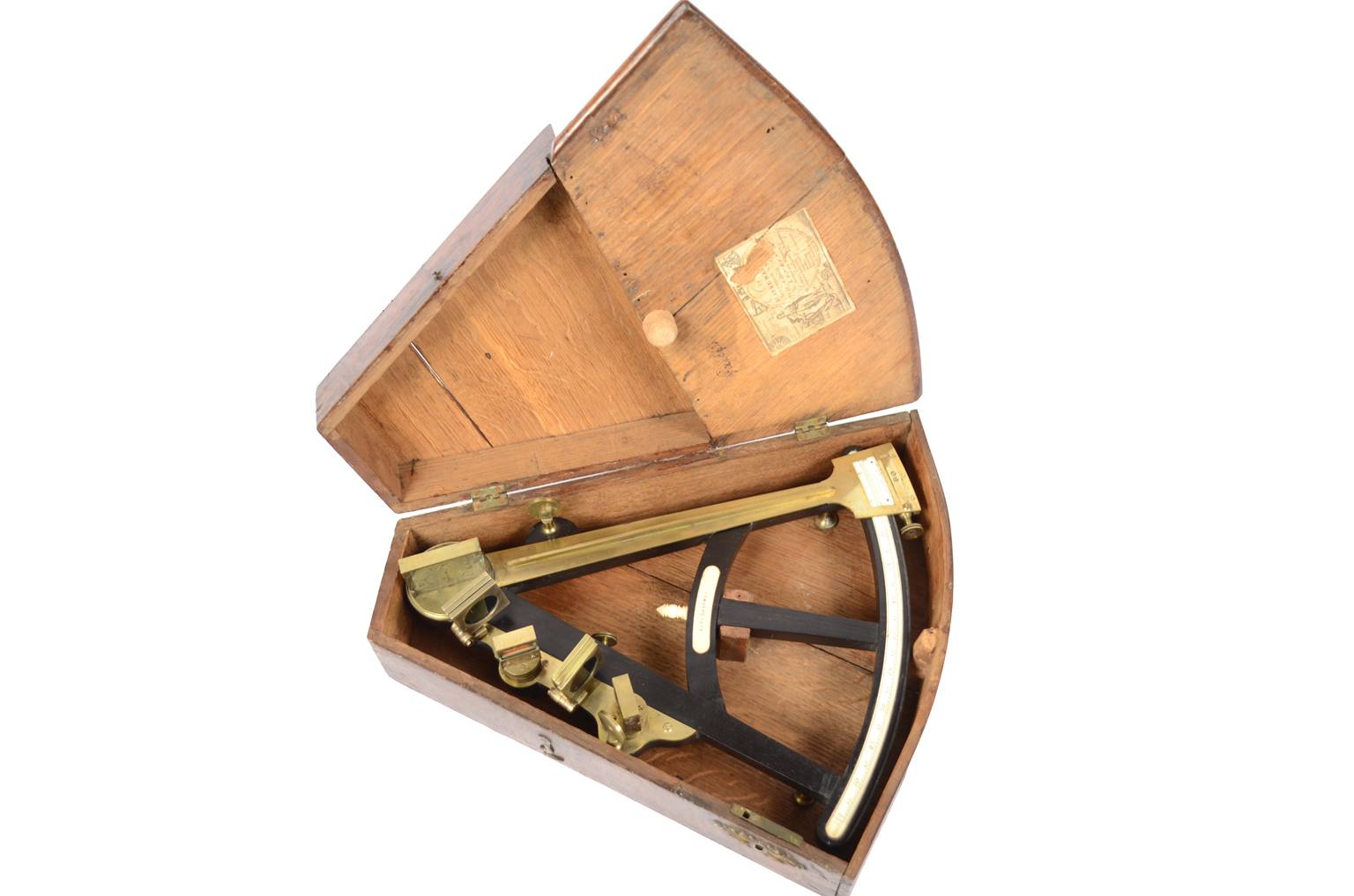 Nautical antiques/4907A-Antique Cook octant