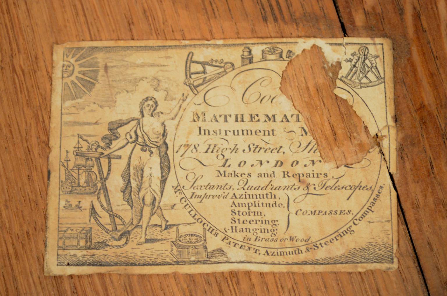 Nautical antiques/4907A-Antique Cook octant