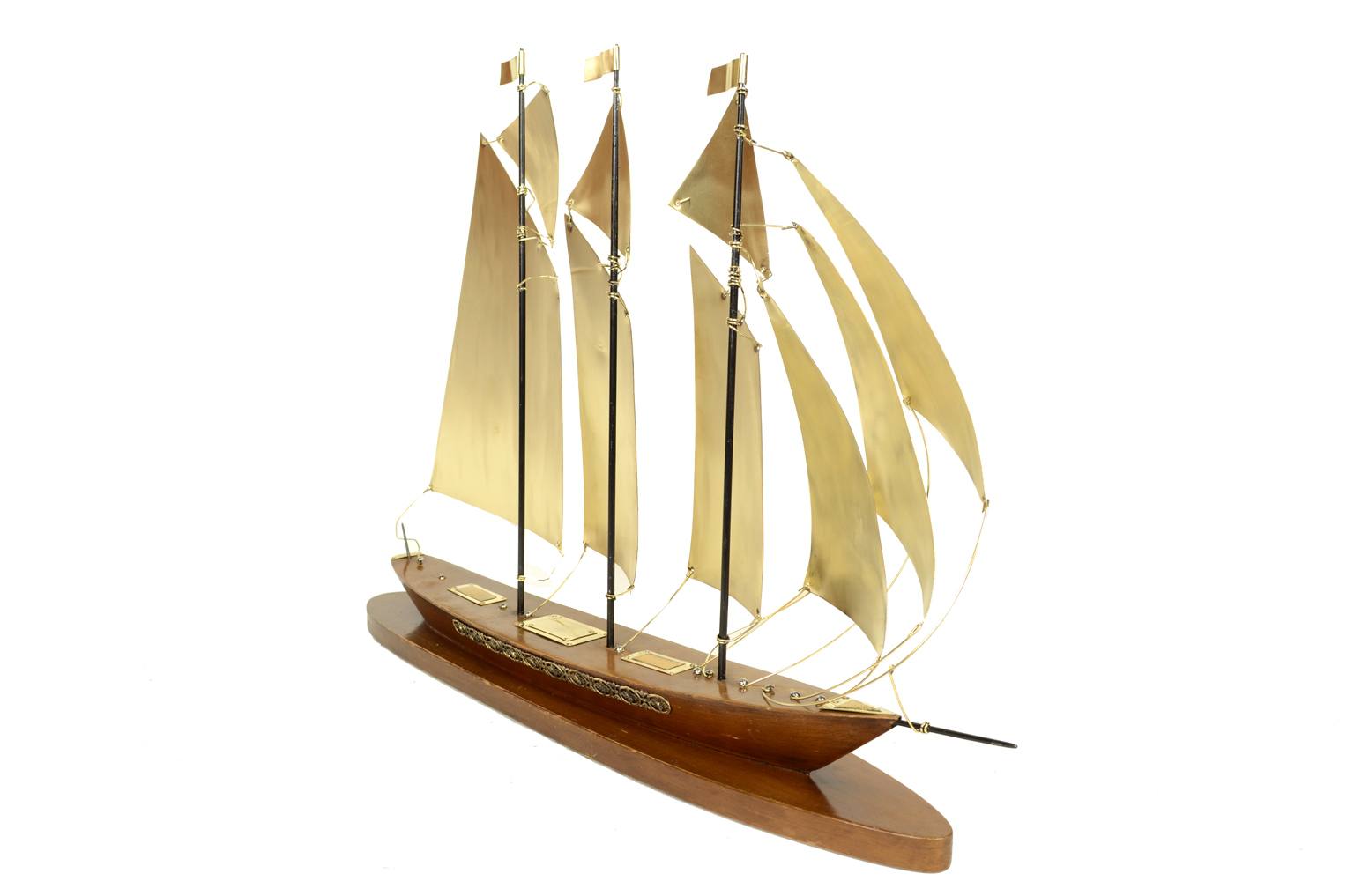 Old ship models/5046-Brass model