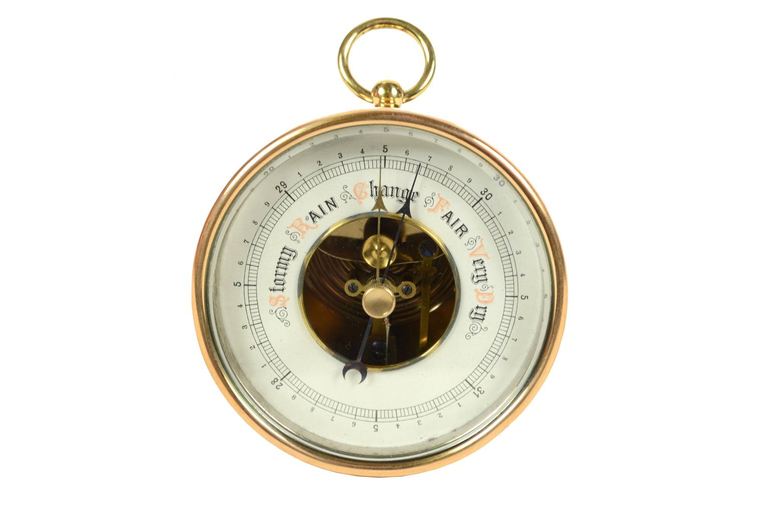 e-Shop/Antique barometers/Code 5061 Small aneroid barometer